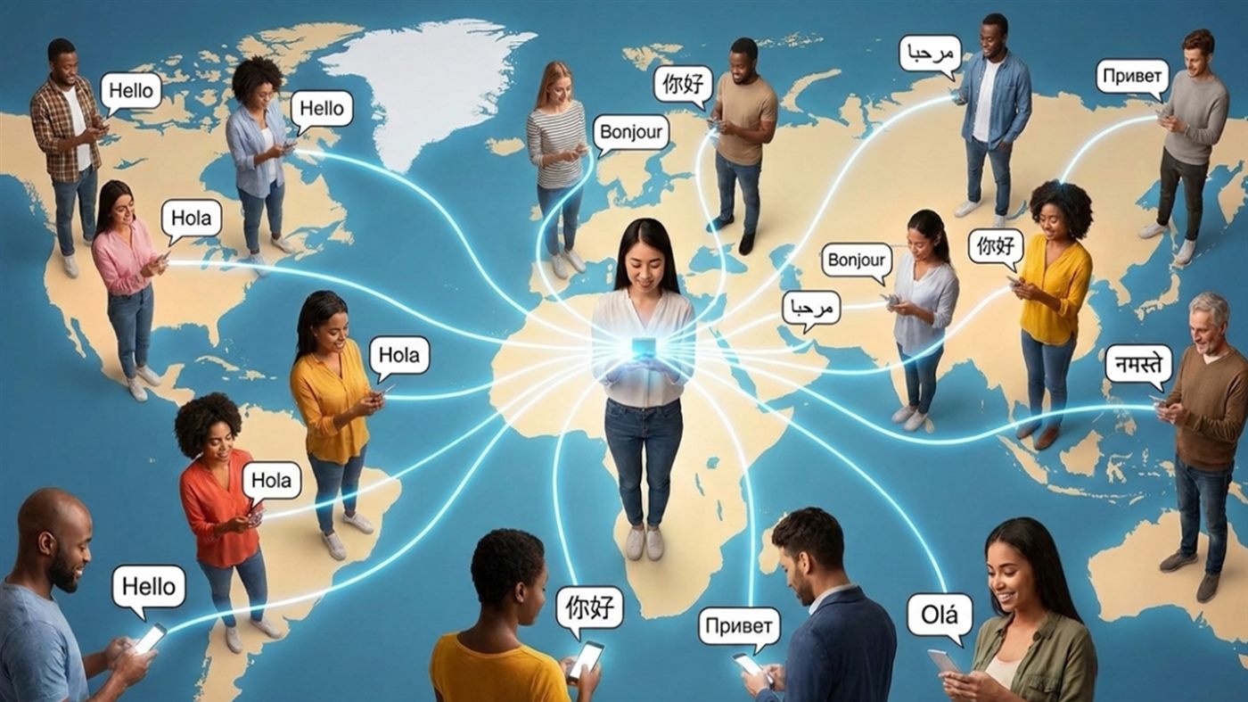 People worldwide speaking and reading in their own languages through SomeChat